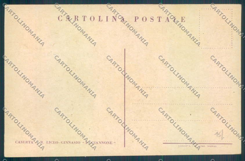 Caserta Città Scuola cartolina ZB3430 – retro