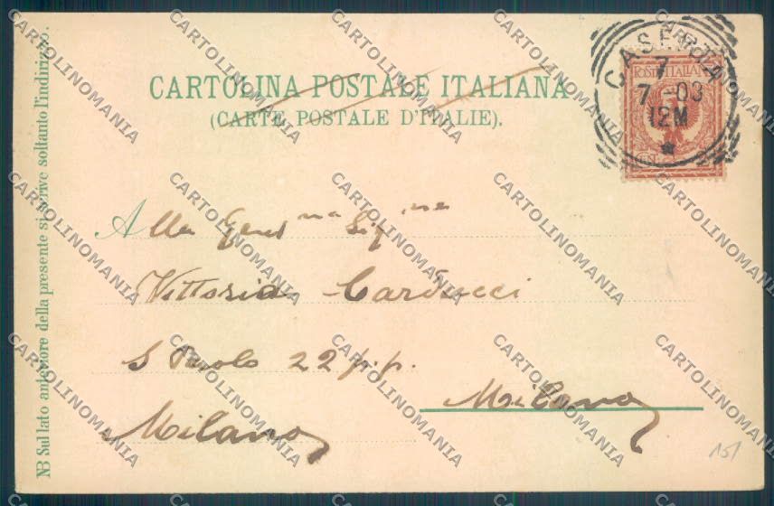 Caserta Città Militari GDF cartolina ZB3433 – retro