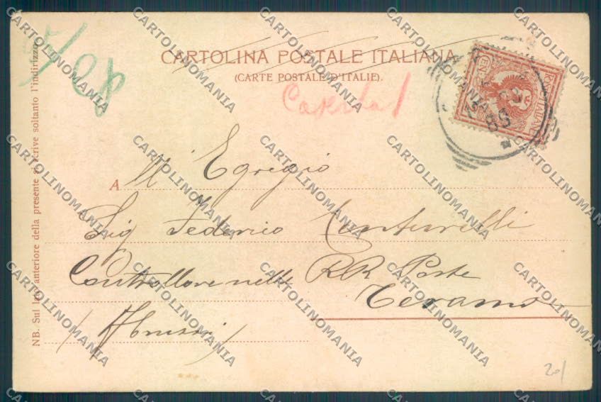 Caserta Città Militari GDF cartolina ZB3434 – retro