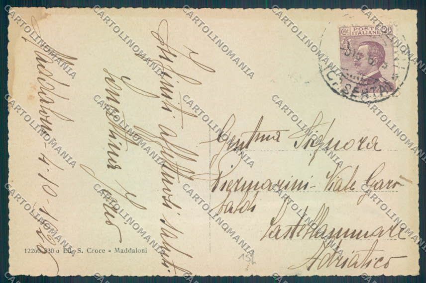 Caserta Maddaloni cartolina ZB3449 – retro
