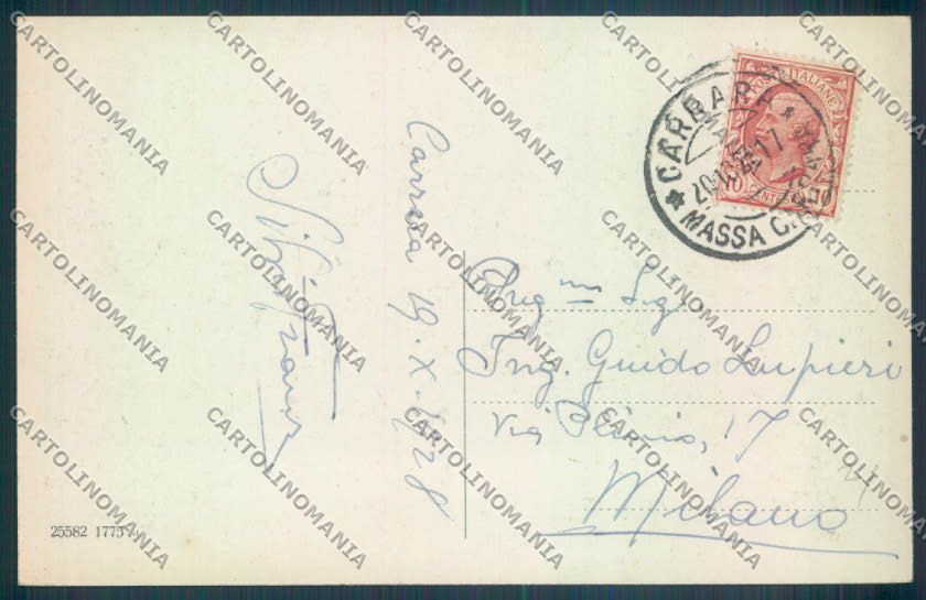Massa Marina di Carrara Scuola cartolina ZB3515 – retro