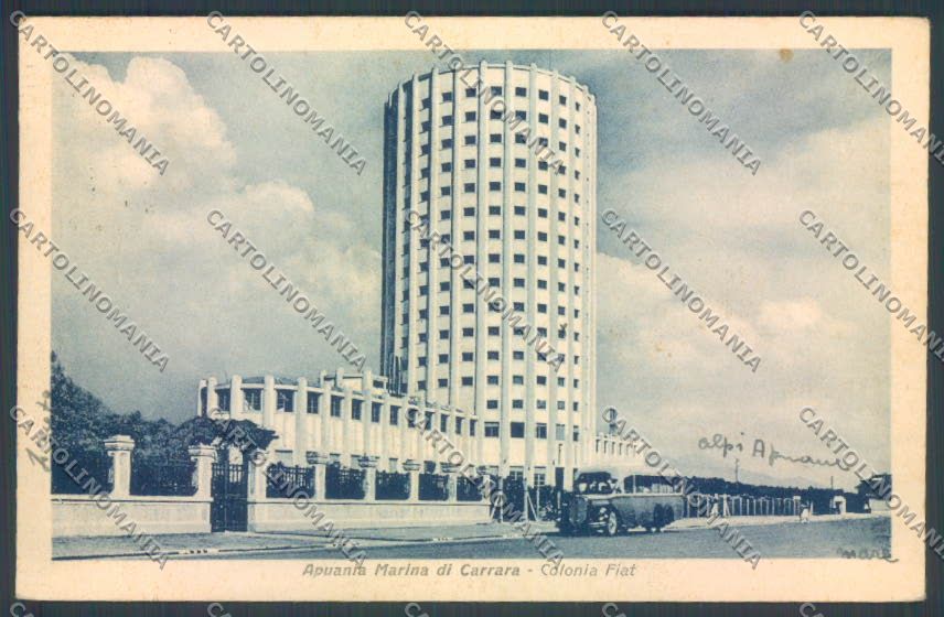 Massa Marina di Carrara Fiat cartolina ZB3516 – fronte