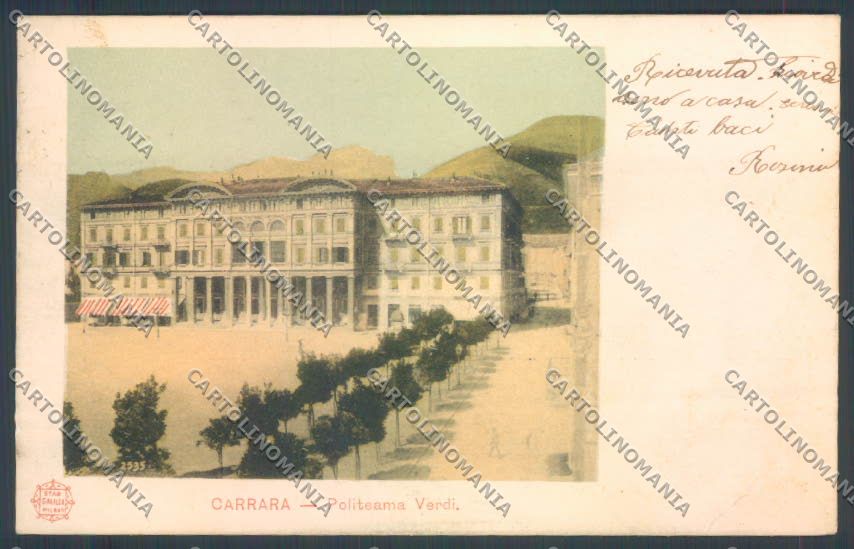 Massa Carrara cartolina ZB3527 – fronte