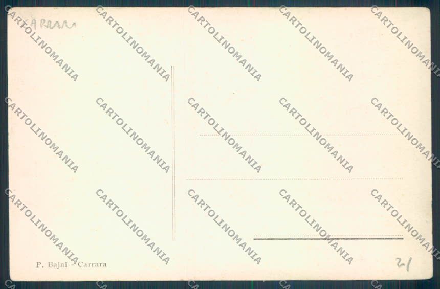 Massa Carrara Torano cartolina ZB3535 – retro