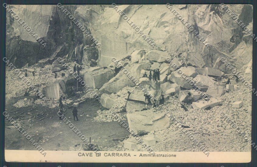 Massa Carrara Cave Marmo cartolina ZB3547 – fronte