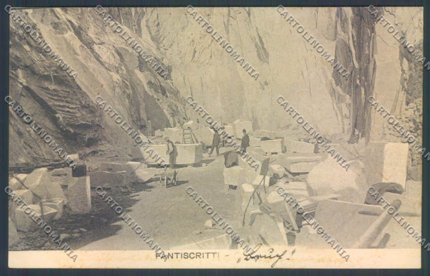Massa Carrara Cave Marmo Fantiscritti cartolina ZB3551 – fronte