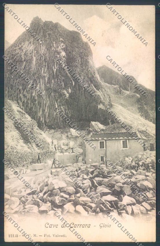 Massa Carrara Cave Marmo Gioia cartolina ZB3552 – fronte