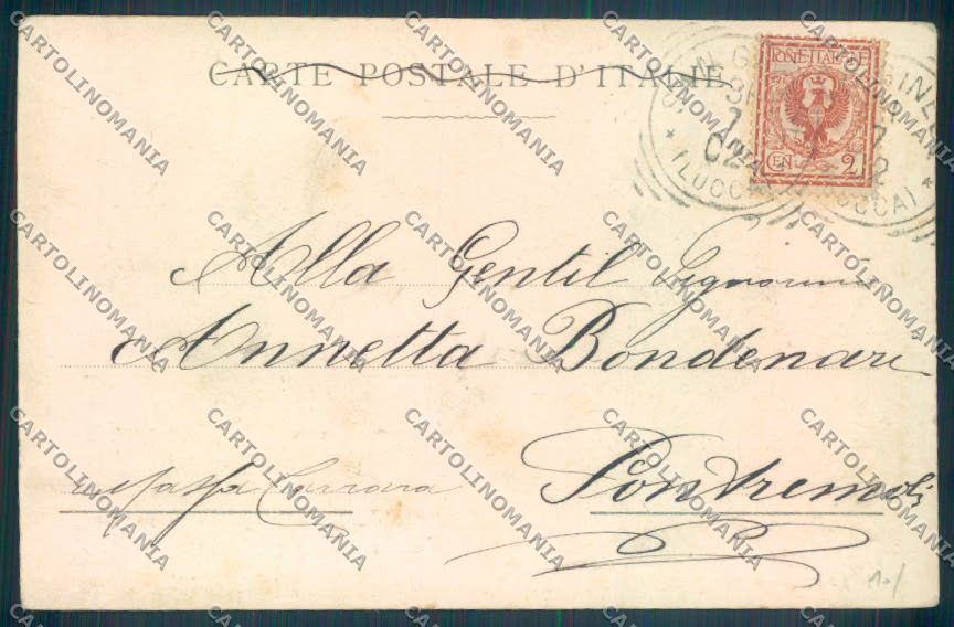 Lucca Città Alterocca 1410 cartolina ZB3560 – retro
