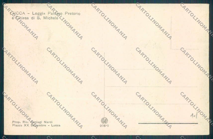 Lucca Città cartolina ZB3565 – retro