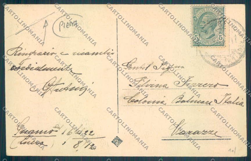 Lucca Città PIEGA cartolina ZB3566 – retro