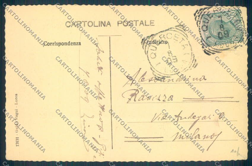 Lucca Città cartolina ZB3570 – retro