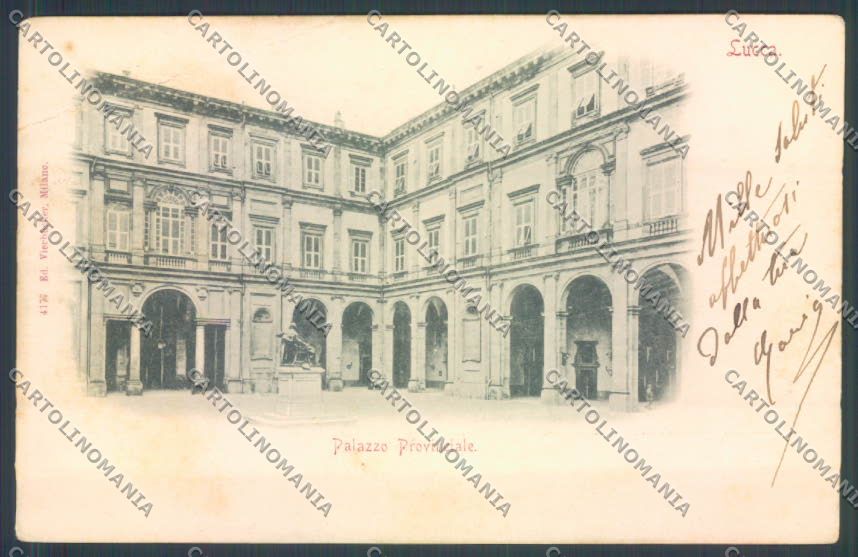 Lucca Città PIEGA cartolina ZB3584 – fronte