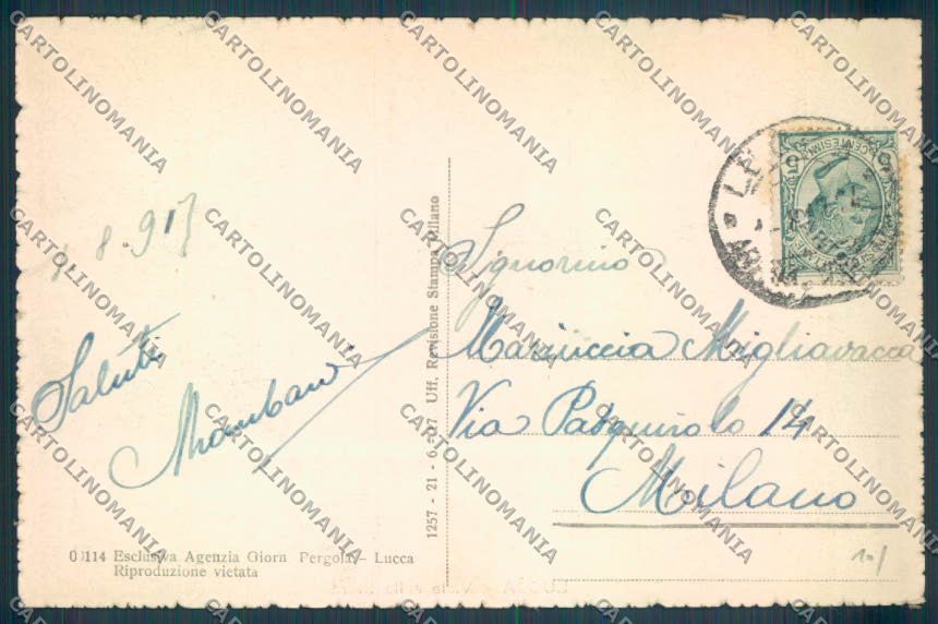 Lucca Città cartolina ZB3586 – retro