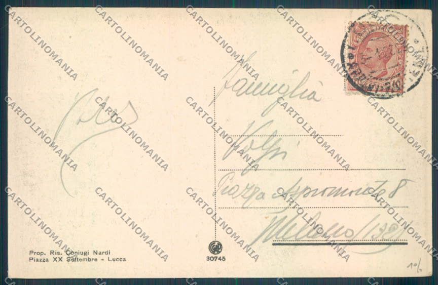 Lucca Città cartolina ZB3588 – retro