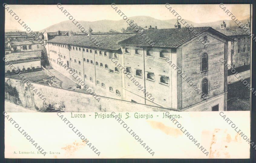 Lucca Città TRACCE UMIDO ABRASA cartolina ZB3607 – fronte
