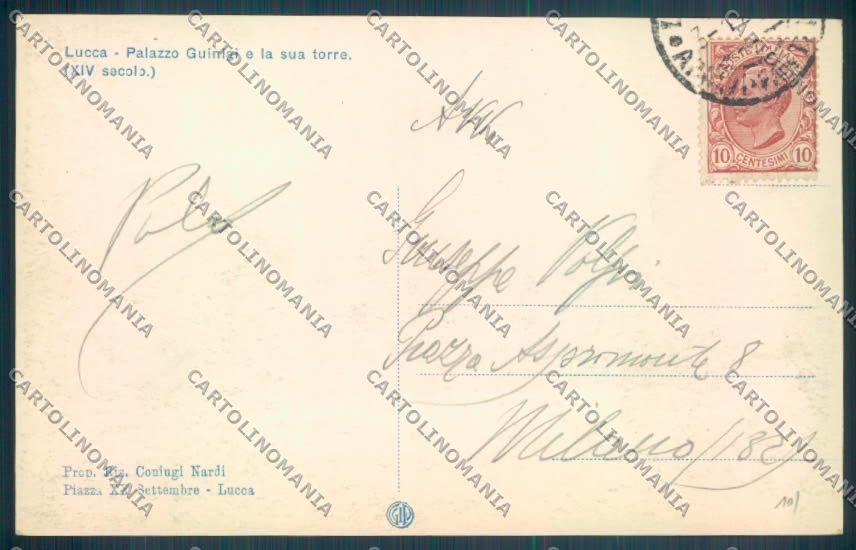 Lucca Città Foto cartolina ZB3619 – retro