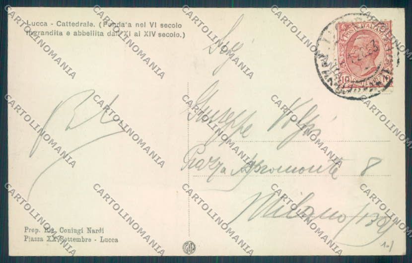 Lucca Città Foto cartolina ZB3620 – retro
