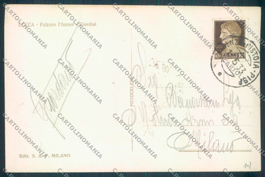 Lucca Città Foto cartolina ZB3621 – retro