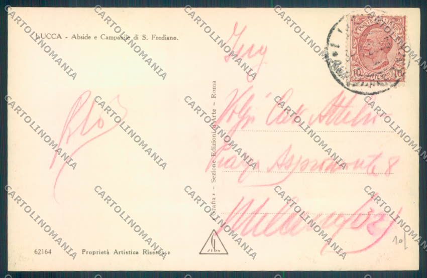 Lucca Città Foto cartolina ZB3623 – retro
