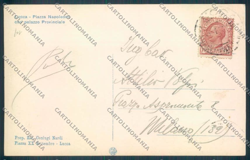 Lucca Città Foto cartolina ZB3625 – retro