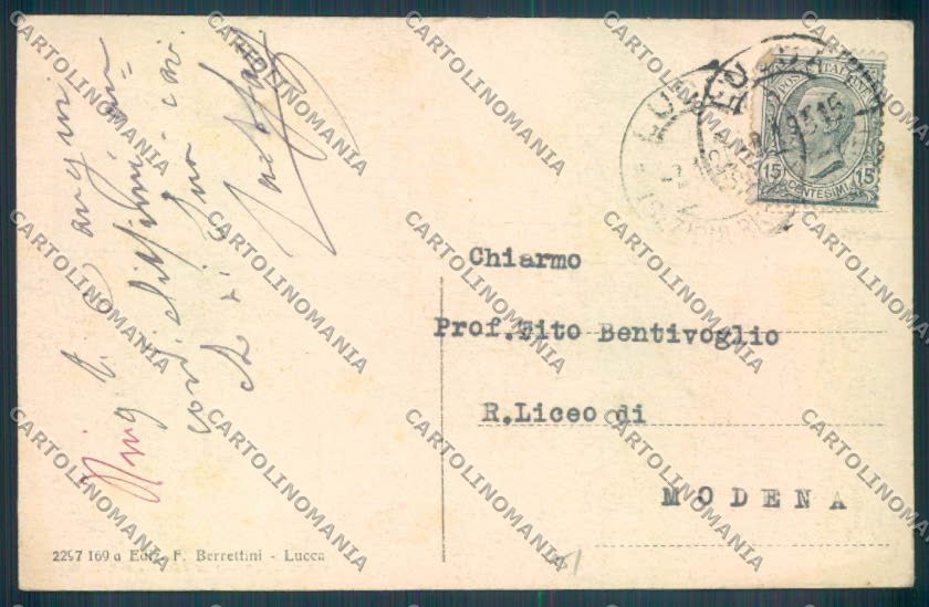 Lucca Città cartolina ZB3648 – retro