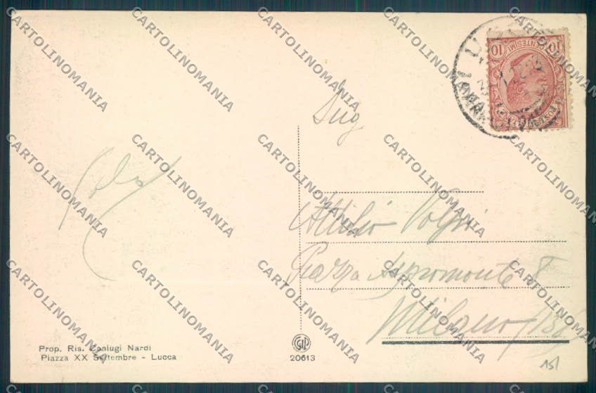 Lucca Città cartolina ZB3660 – retro