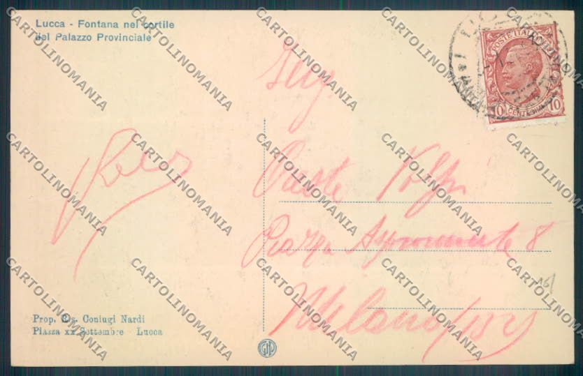 Lucca Città Foto cartolina ZB3675 – retro