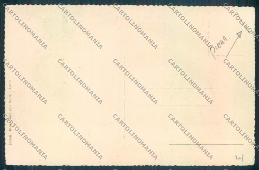 Lucca Città PIEGA cartolina ZB3682 – retro