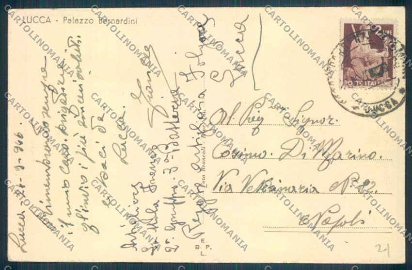 Lucca Città cartolina ZB3686 – retro