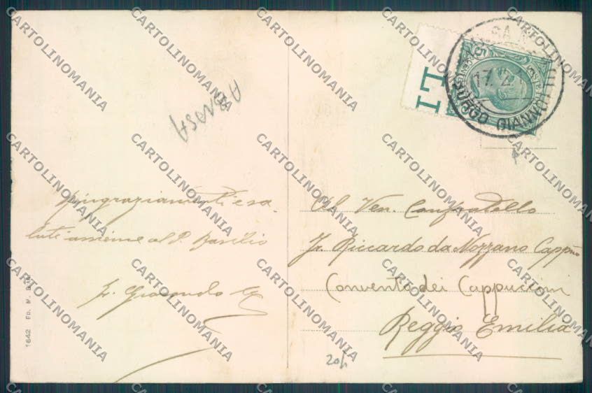 Lucca Città ABRASA cartolina ZB3695 – retro