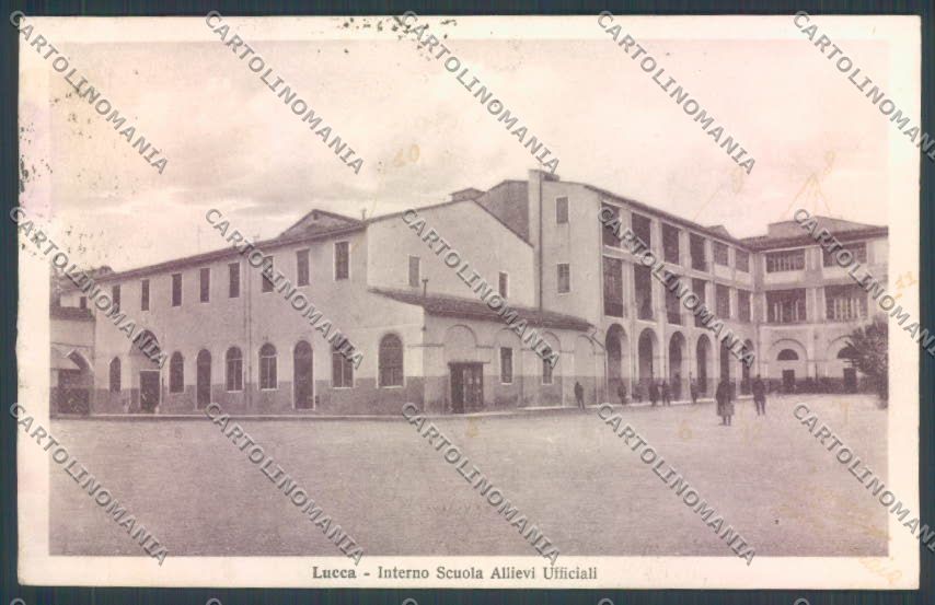 Lucca Città Militari SCOLLATA cartolina ZB3701 – fronte