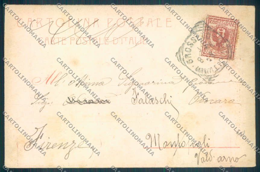 Grosseto Città cartolina ZB3708 – retro