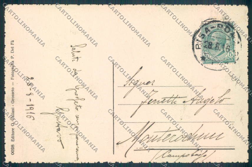 Grosseto Città cartolina ZB3719 – retro