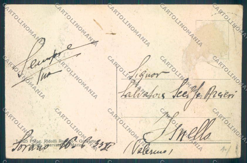 Grosseto Sorano ABRASA cartolina ZB3728 – retro