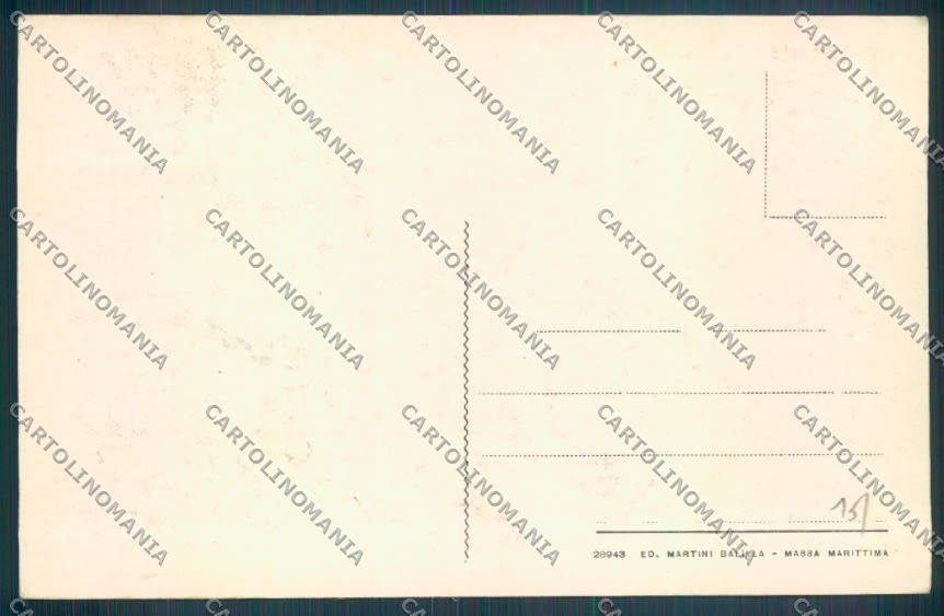Grosseto Massa Marittima cartolina ZB3750 – retro