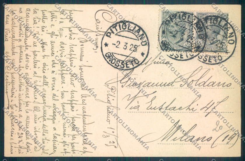 Grosseto Pitigliano cartolina ZB3772 – retro