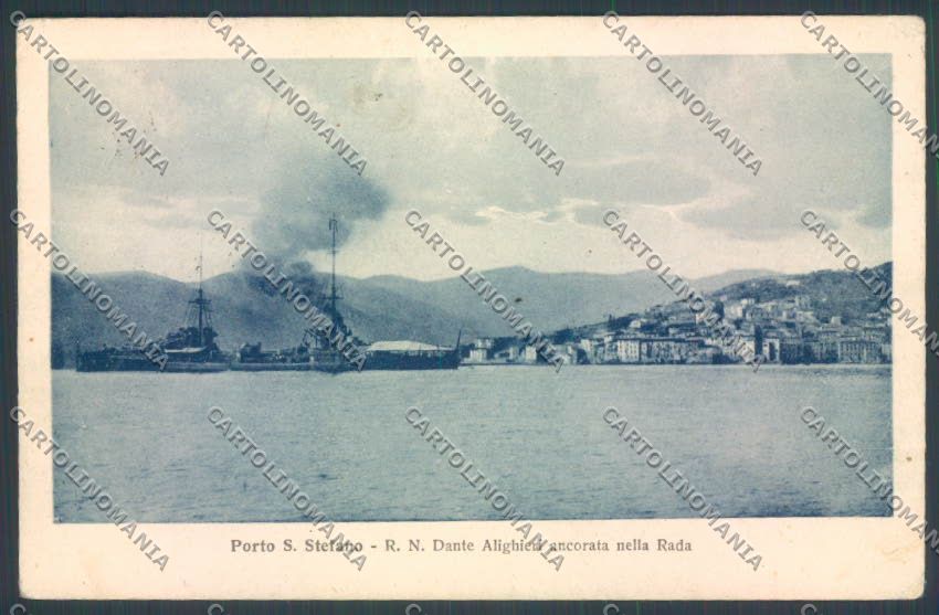 Grosseto Porto Santo Stefano Nave Dante cartolina ZB3778 – fronte