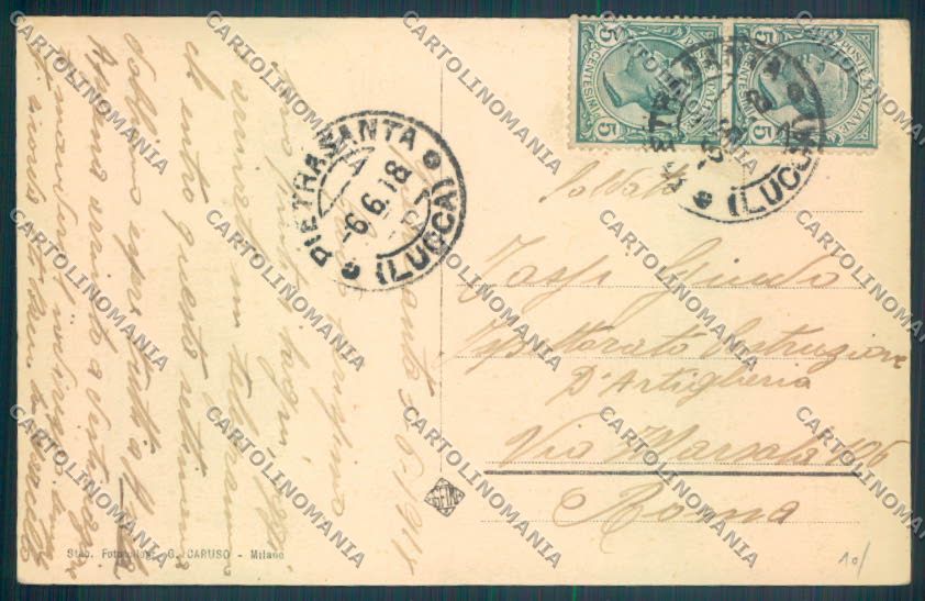 Lucca Forte dei Marmi cartolina ZB3799 – retro