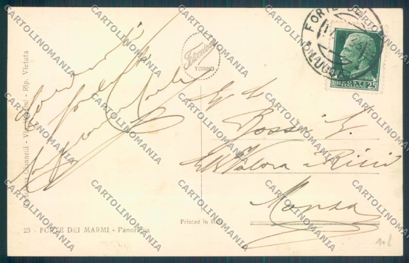 Lucca Forte dei Marmi Foto cartolina ZB3806 – retro
