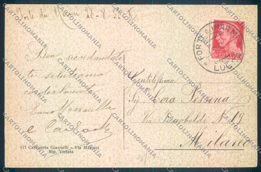 Lucca Forte dei Marmi cartolina ZB3824 – retro
