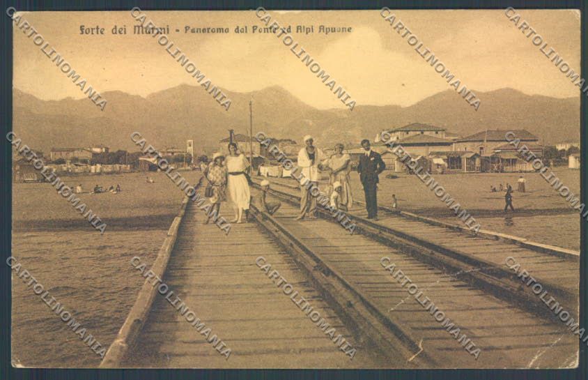 Lucca Forte dei Marmi PIEGHE cartolina ZB3847 – fronte