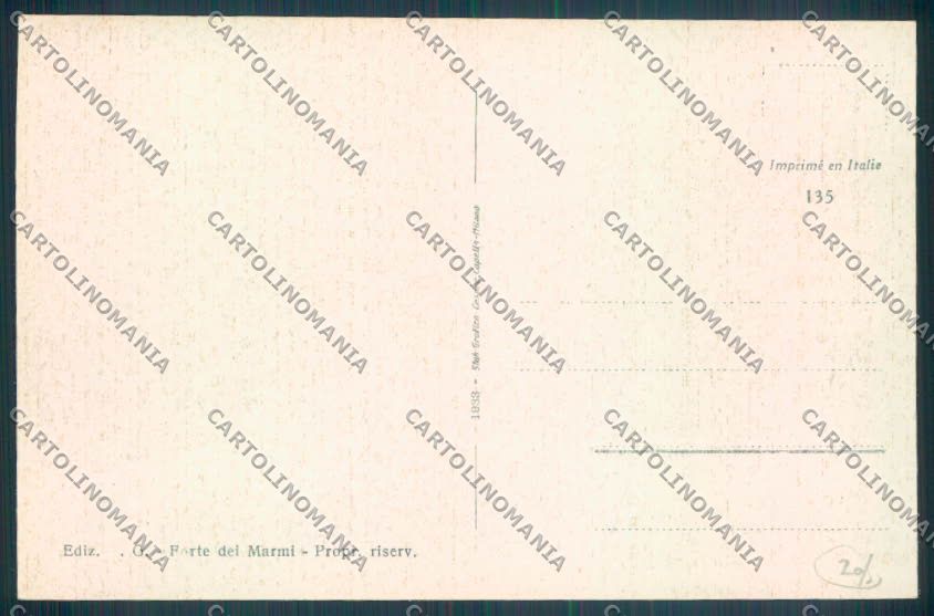 Lucca Forte dei Marmi cartolina ZB3852 – retro