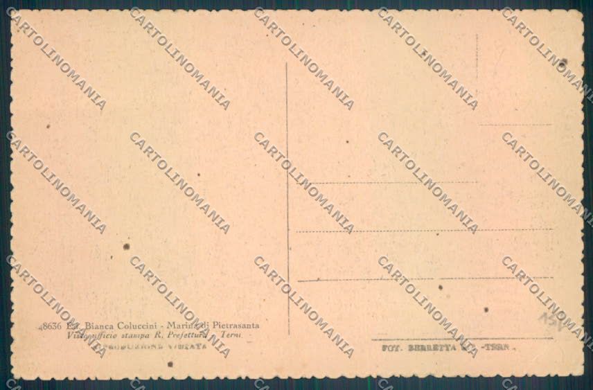 Lucca Marina di Pietrasanta Fiumetto cartolina ZB3863 – retro