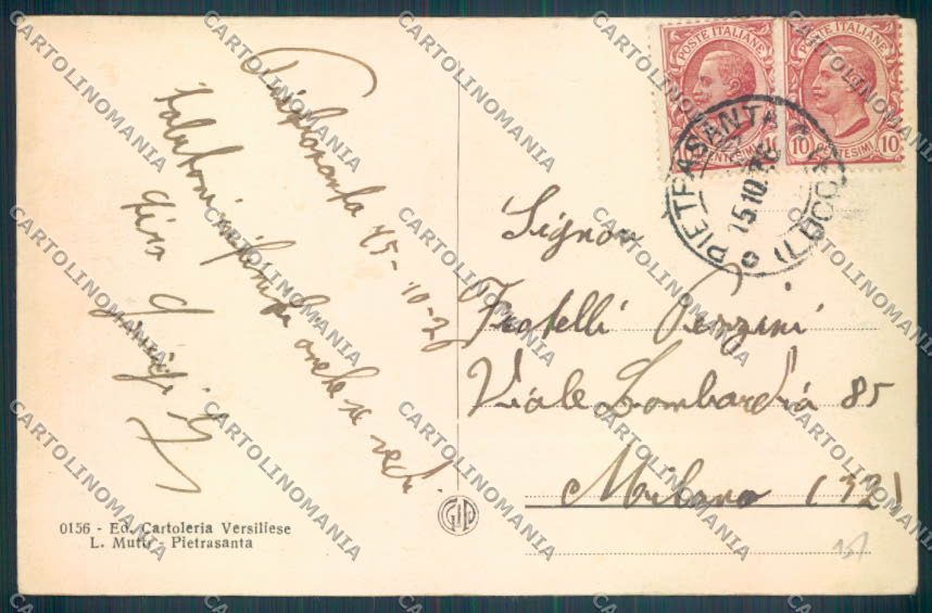 Lucca Pietrasanta cartolina ZB3866 – retro