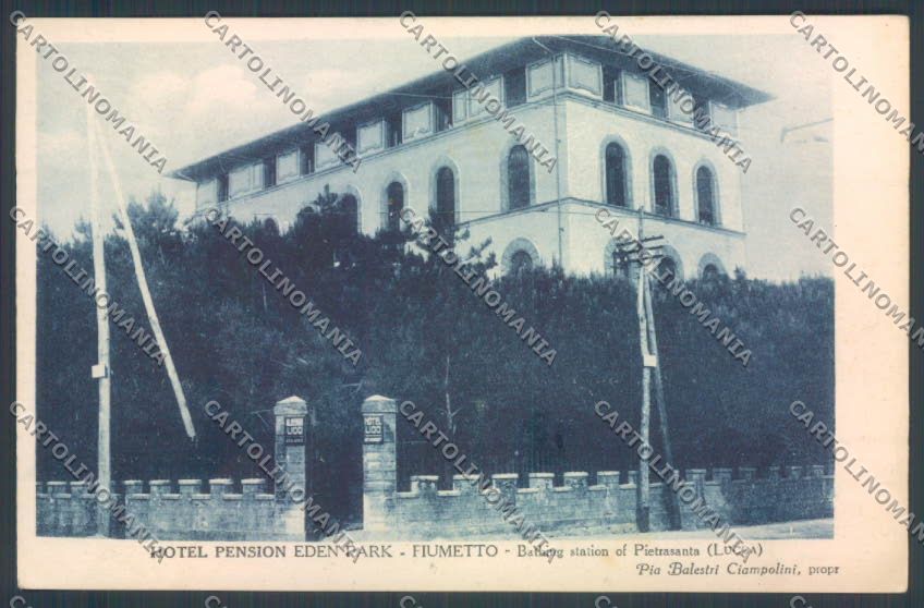 Lucca Marina di Pietrasanta Fiumetto cartolina ZB3871 – fronte