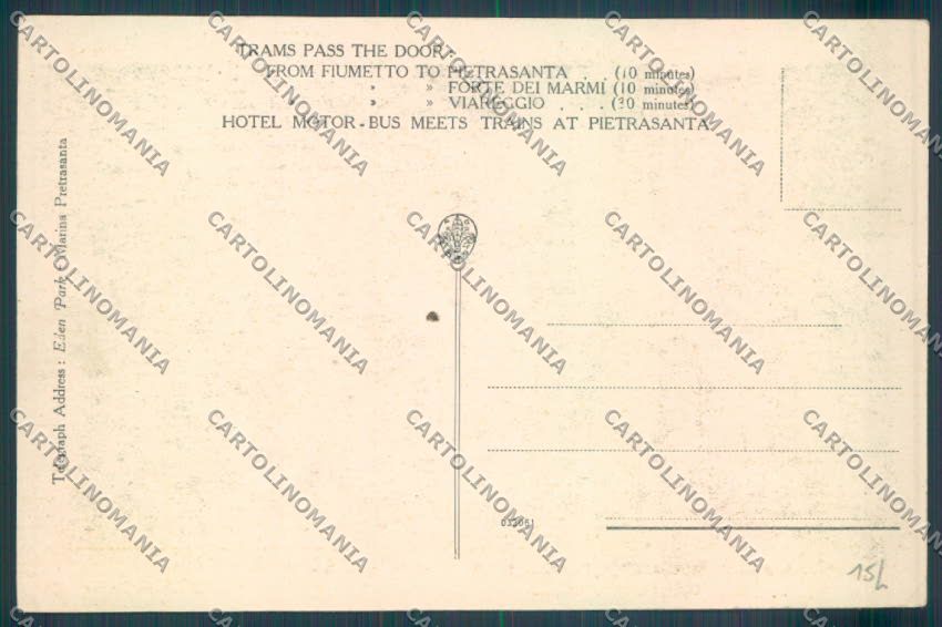 Lucca Marina di Pietrasanta Fiumetto cartolina ZB3871 – retro