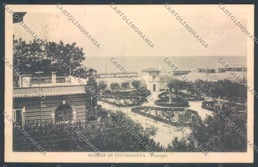 Lucca Marina di Pietrasanta Fiumetto cartolina ZB3880 – fronte