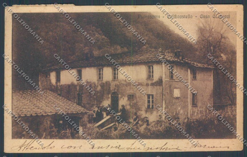 Lucca Pietrasanta Valdicastello Carducci cartolina ZB3884 – fronte