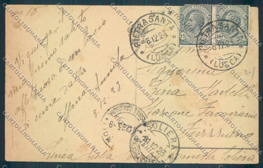 Lucca Pietrasanta Valdicastello Carducci cartolina ZB3884 – retro