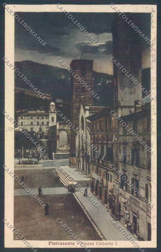 Lucca Pietrasanta Chiaro di luna cartolina ZB3887 – fronte